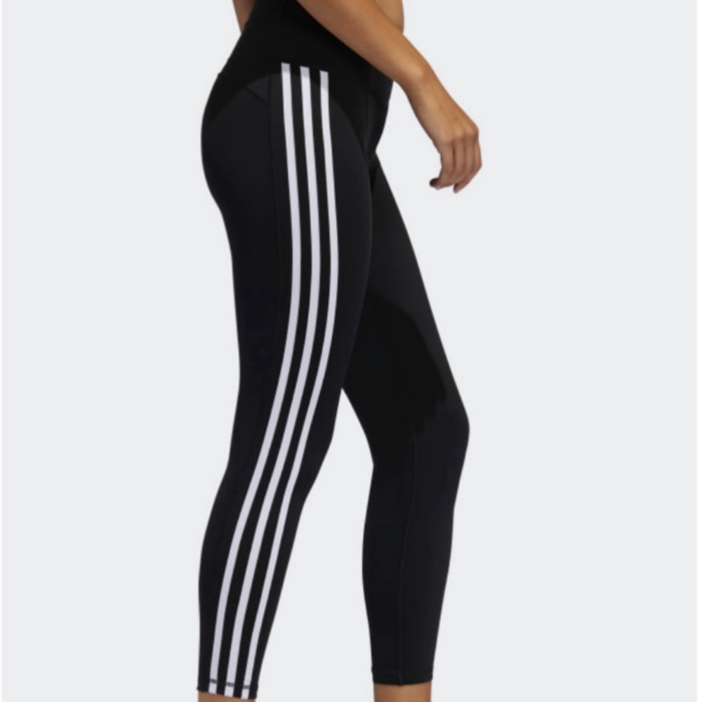 NWOT Adidas aeroready leggings 3 stripes